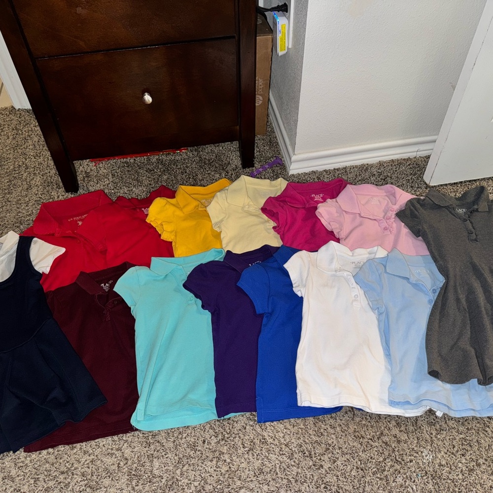 Colorful Kids Polo Shirt/Dress Bundle
